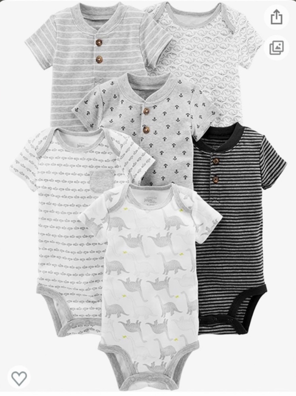 Carter’s Onesie 6 Pack